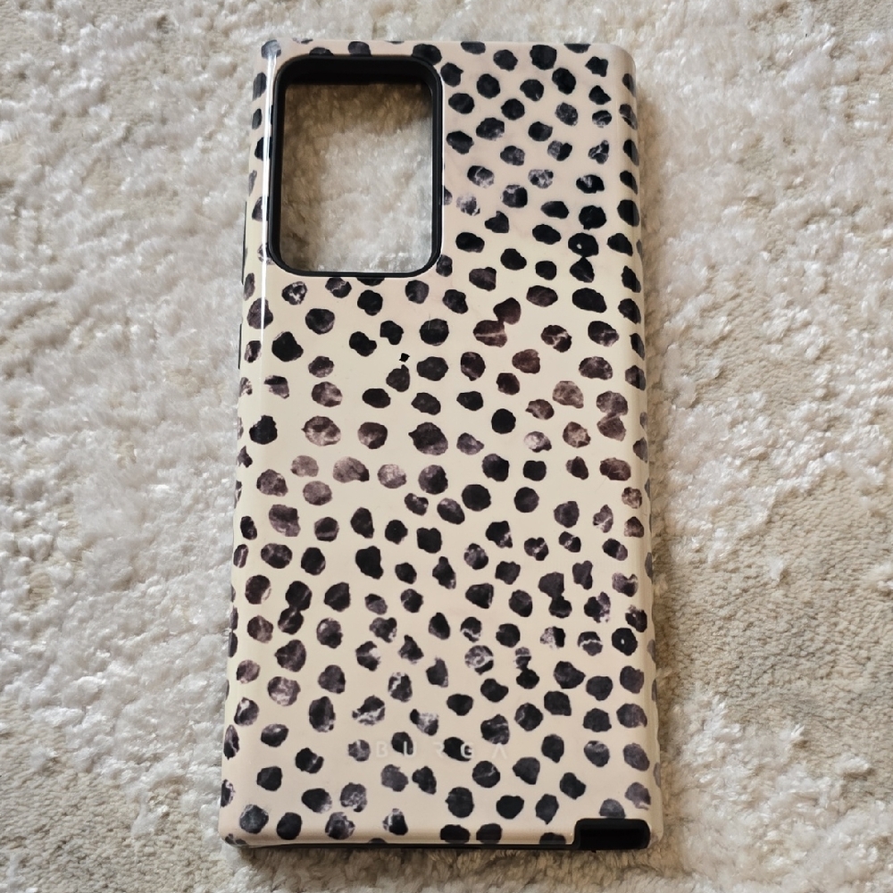 BURGA Samsung Galaxy Note 20 Phone Case - Black and Cream